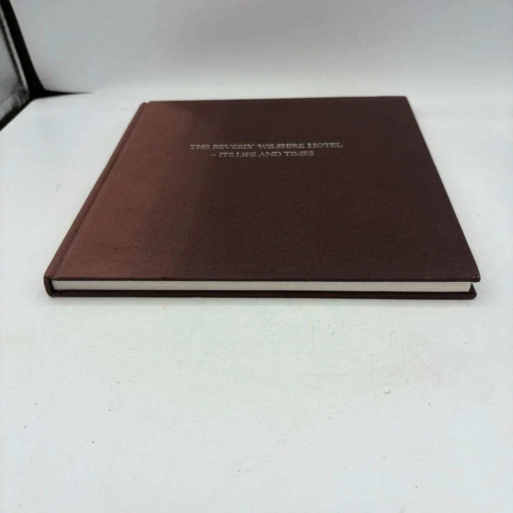 The Beverly Hills Wilshire Its Life & Times Horace Sutton 1989 1st Ed HC Vintage